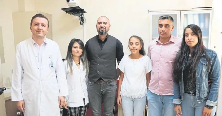 Ailenin 3 ferdi şaşılıktan kurtuldu