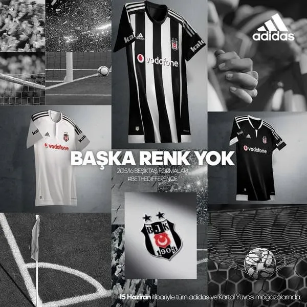 Beşiktaş’ın 2015-2016 sezonu formaları Twitter’ı salladı