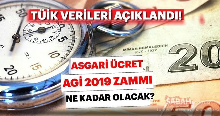2019 Asgari ücret zammı ne kadar olacak? Son dakika asgari ücret AGİ zammı açıklaması burada...