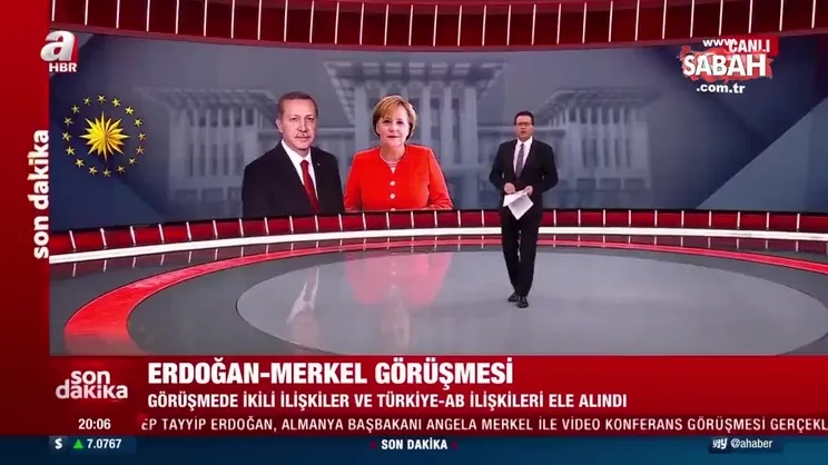 Son dakika: Başkan Erdoğan'dan Merkel ile kritik görüşme! | Video