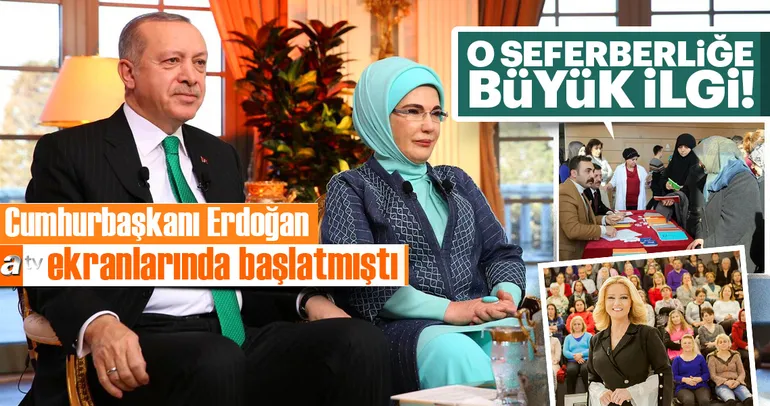 Okuma yazma seferberliğine büyük ilgi