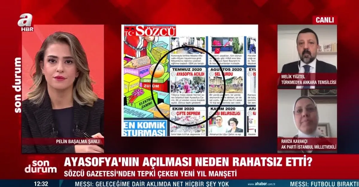 chp yandasi sozcu den skandal manset ayasofya nin ibadete acilmasini felaket olarak gorduler video videosunu izle son dakika haberleri