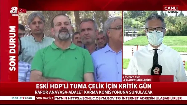 Eski HDP'li Tuma Çelik'in dokunulmazlığının kaldırılması yönünde ilk adım bugün atılıyor | Video