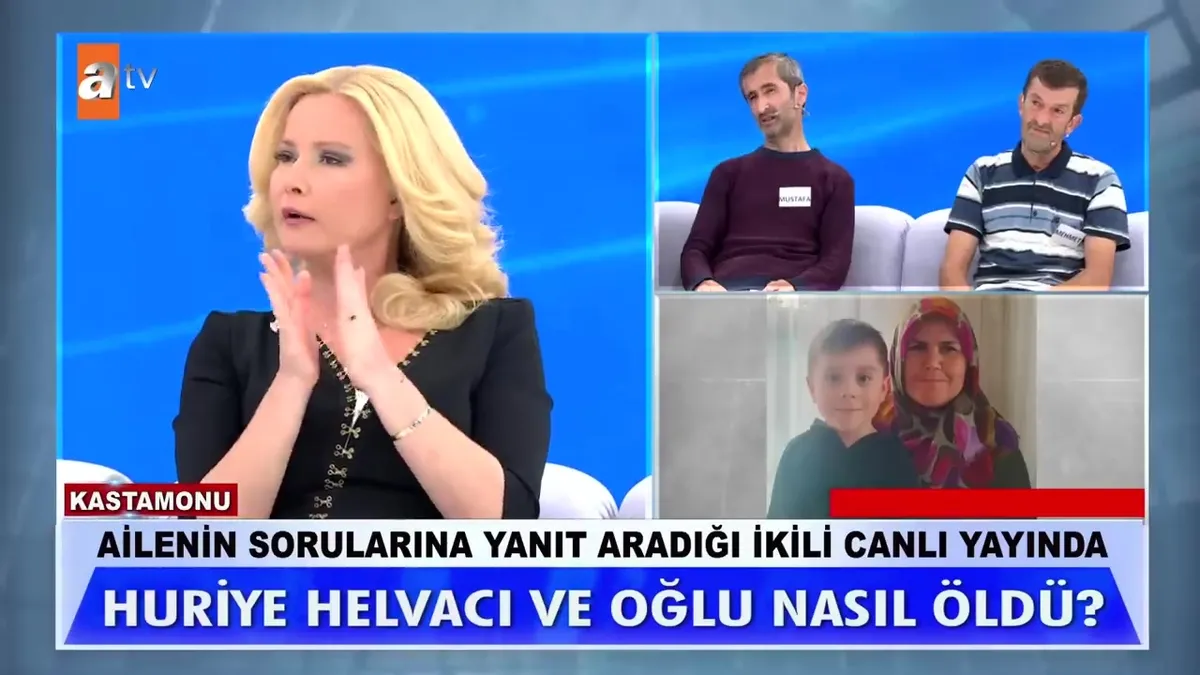 Huriye Helvacı ve oğlunun ölümlerindeki sorular, Müge Anlı’da konuşuldu | Video videosunu izle Huriye Helvacı ve oğlunun ölümlerindeki sorular, Müge Anlı’da konuşuldu | Video videosunu izle