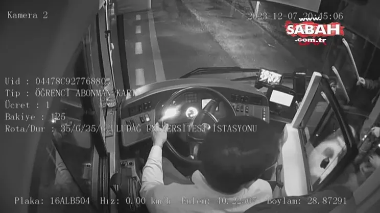 Beto'nun otobüste 'kaçak' yolculuğu kamerada | Video