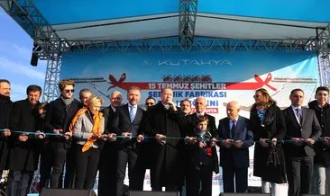 Cumhurbaşkanı Erdoğan NG Kütahya 15 Temmuz Şehitleri Seramik Fabrikası’nı açtı