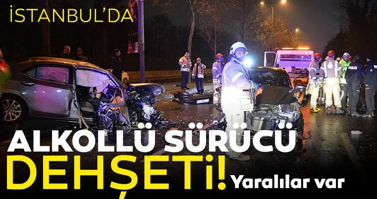 Son dakika: İstanbul’da alkollü sürücü dehşet saçtı