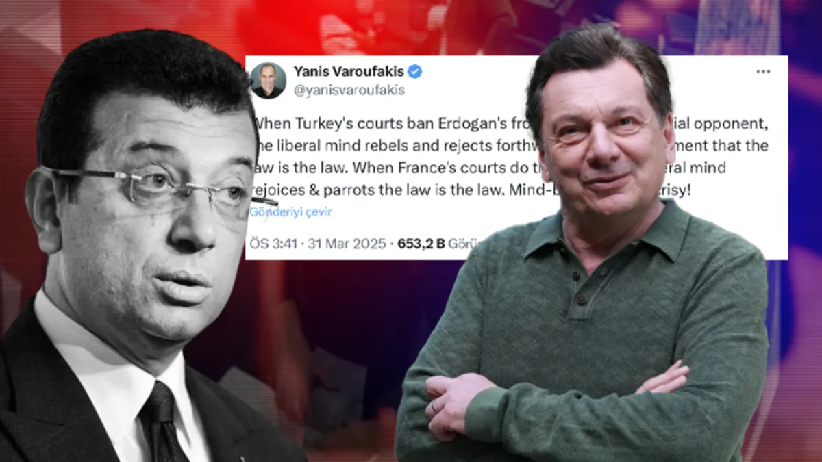 Yunan ekonomist Varoufakis'in paylaşımı Vedat Milor'u rahatsız etti! Akılalmaz ikiyüzlülük