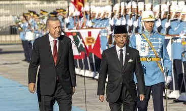 Cumhurbaşkanlığı Külliyesi’nde Devlet Nişanı Tevcih Töreni! Türkiye-Malezya arasında karşılıklı devlet nişanı takdim edildi #ankara