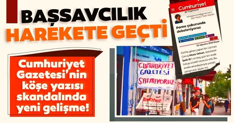 Son dakika: Başsavcılık harekete geçti! Cumhuriyet Gazetesi'nin skandalına tepkiler büyüyor