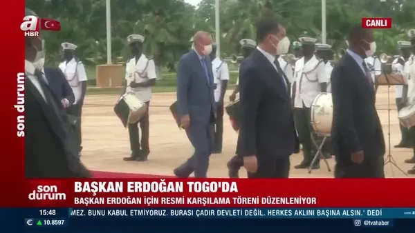 Başkan Erdoğan Togo'da!