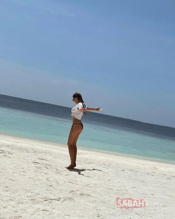 Serenay Sarıkaya’nın Maldivler tatilinin sırrı ortaya çıktı! Serenay Sarıkaya bedavaya gününü gün ediyor