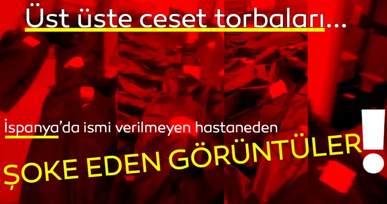 CORONA VİRÜSÜ SON DAKİKA HABERLER | Hastaneden gelen görüntüler şoke etti! Corona hastanesindeki ceset torbaları…