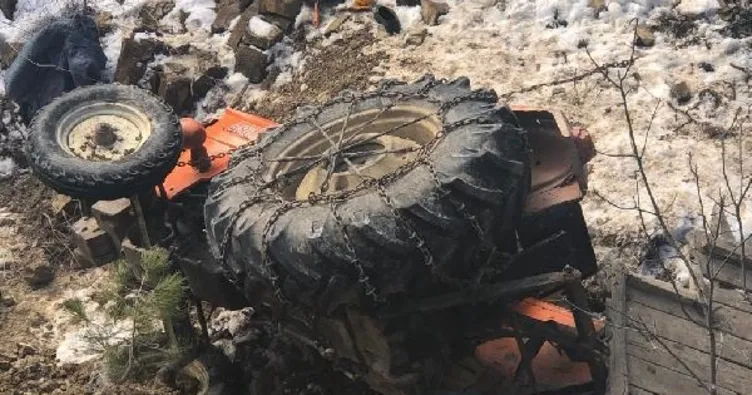 Bolu’da traktör kazası 1 ölü 1 yaralı