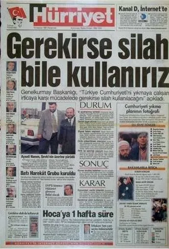 28 Şubat böyle gerçekleşti! İşte 'Postmodern darbe'nin utanç manşetleri...