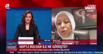 Son dakika: AK Parti Malatya Milletvekili Öznur Çalık, HDP’li Pervin Buldan’la yaptığı görüşmenin detaylarını anlattı | Video