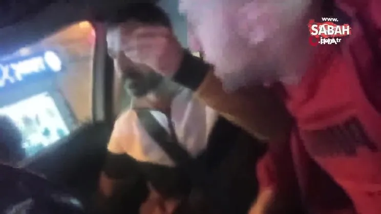 Esenyurt’ta taksici-müşteri kavgası kamerada | Video