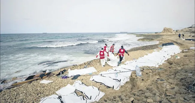 Libya sahiline 74 ceset vurdu