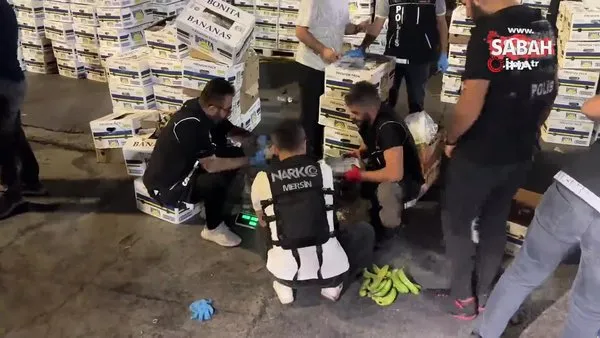 Mersin Limanı'nda 610 kilogram kokain ele geçirildi: 3 gözaltı | Video