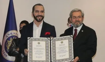 El Salvador Devlet Başkanı Bukele’ye ’Dostluk Payesi Beratı’