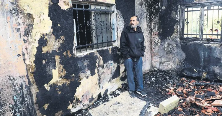 İşgalci Yahudiler evleri ateşe verdi