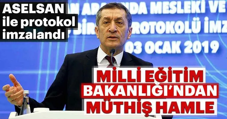 Milli Eğitim Bakanlığı’ndan müthiş hamle... ASELSAN ile protokol imzalandı