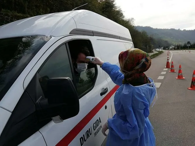 Trabzon Giresun Arasindaki Kontrol Noktasinda Uygulamalar Devam Ediyor En Son Haber