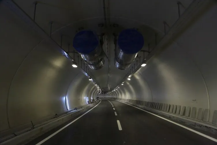 Avrasya Tüneli’nin içi görüntülendi