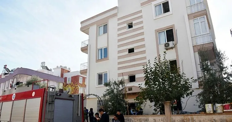 Antalya’da apartmanda korkutan yangın