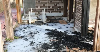 Viranşehir’de parkı yaktılar