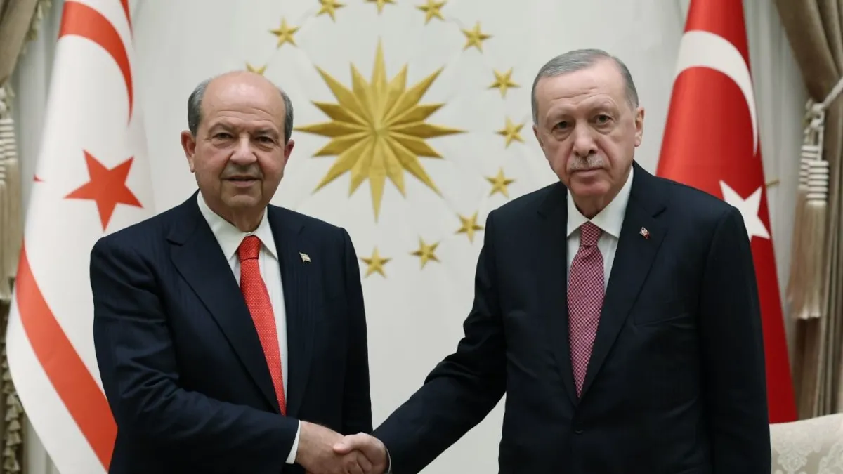 Başkan Erdoğan, KKTC Cumhurbaşkanı Ersin Tatar ile görüştü Başkan Erdoğan, KKTC Cumhurbaşkanı Ersin Tatar ile görüştü