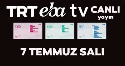 TRT EBA TV izle! 7 Temmuz 2020 Salı ’Uzaktan Eğitim’ Ortaokul, İlkokul, Lise kanalları canlı yayın | Video