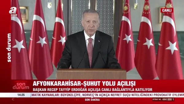 Son Dakika: Başkan Erdoğan: 