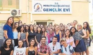 Avrupa gençliği Antalya’yı gezdi