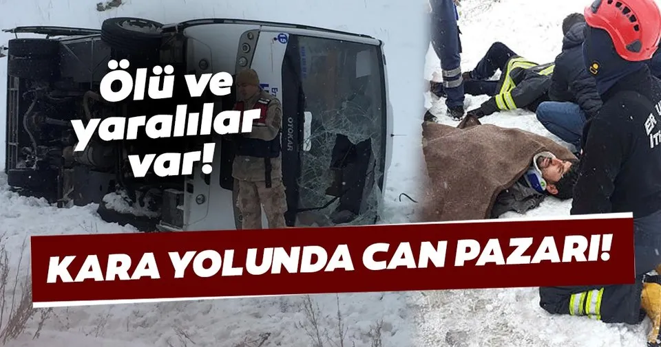 Son Dakika Erzurum Horasan Da Halk Otobusu Devrildi 1 Olu 20 Yarali Son Dakika Haberler