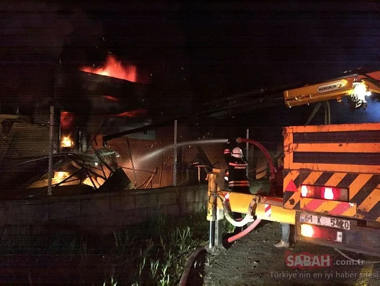 Trabzon’da balık fabrikasının soğuk hava deposunda yangın çıktı
