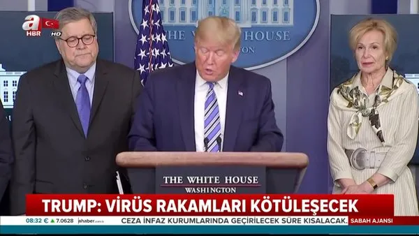 ABD Başkanı Trump'tan korkutan corona virüsü salgını açıklaması  | Video