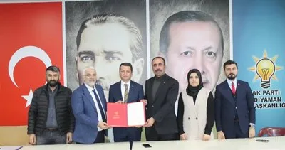 AK Parti Adıyaman Merkez ve iki ilçe başkanı mazbatasını aldı #adiyaman