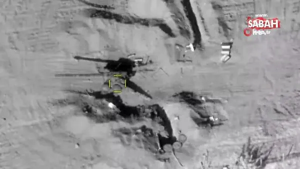 Son dakika! Azerbaycan, Ermenistan ordusuna ait hedefleri havaya uçurduğu anlara ait son görüntüleri paylaştı | Video