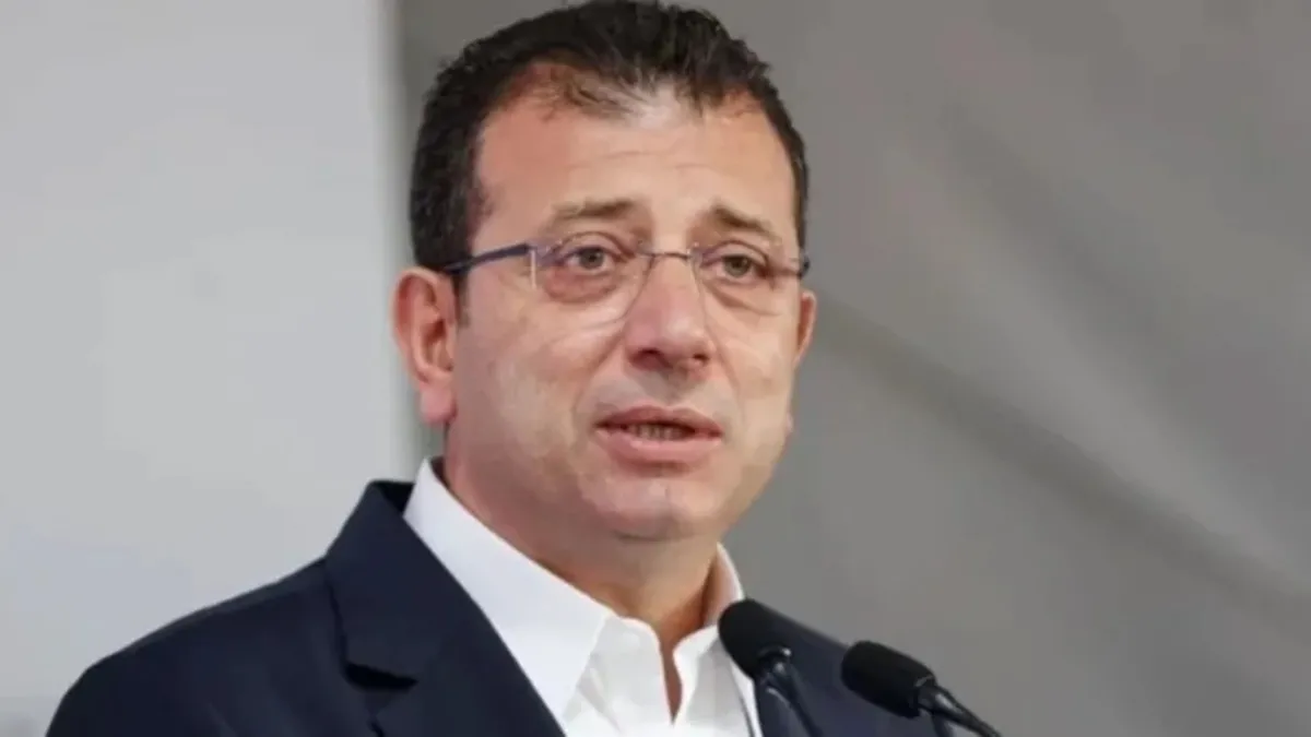 Ekrem İmamoğlu'nun yargılandığı bir duruşmadan genel bir görüntü.