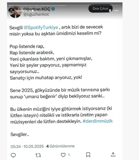 Skandalı sabah.com.tr deşifre etmişti! Dijital müzik platformu Spotify masaya oturdu: Türkiye’de ofis açacak!