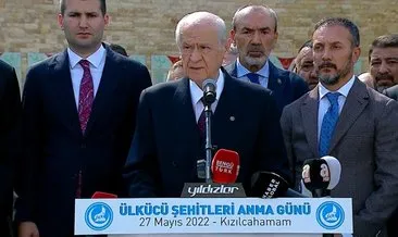 MHP Genel Başkanı Bahçeli, Ülkücü Şehitler Anıtı’nı ziyaret etti
