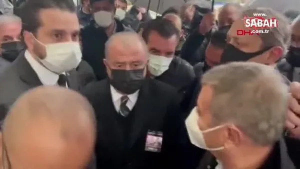 Galatasaray Teknik Direktörü Fatih Terim, eski başkan Mustafa Cengiz'in cenaze törenine katıldı | Video