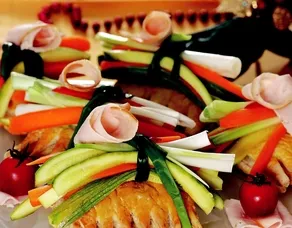 Milföyde Hindi Fümeli Sebze Garnisi