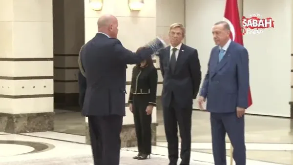 Hollanda’nın Ankara Büyükelçisi Wijnands, Cumhurbaşkanı Erdoğan'a güven mektubu sundu | Video