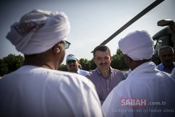 Sudan'da Türk heyetine yoğun ilgi