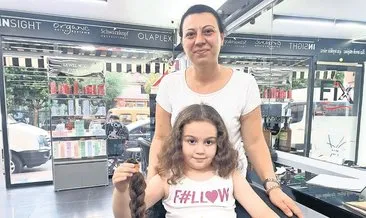 Saçlarını kanser hastalarına bağışladı #antalya