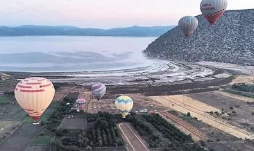 Salda’da balon uçuşları başladı #burdur