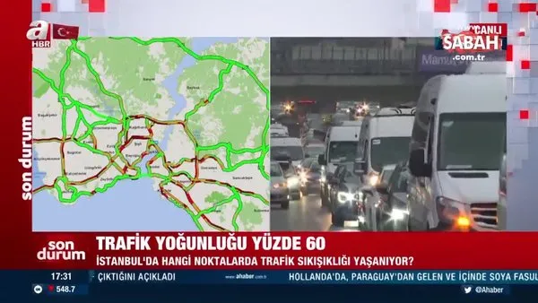 İstanbul’da hangi noktalarda trafik sıkışıklığı yaşanıyor? | Video