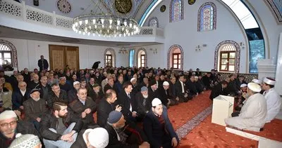 Trabzon’da açılan camide ilk vaazı şehit kaymakamın babası verdi